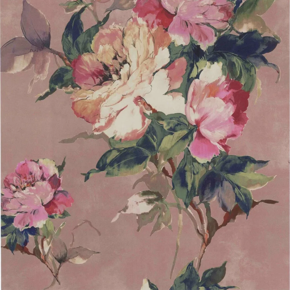 Camellia Madame B 1703-108-03 Rosa Tapet | Stuvbutiken